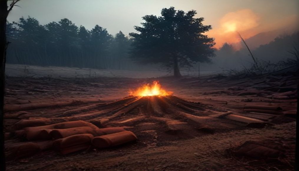 Wildfires expose — and detonate — buried bombs and mines from WWI and WWII — editorial image