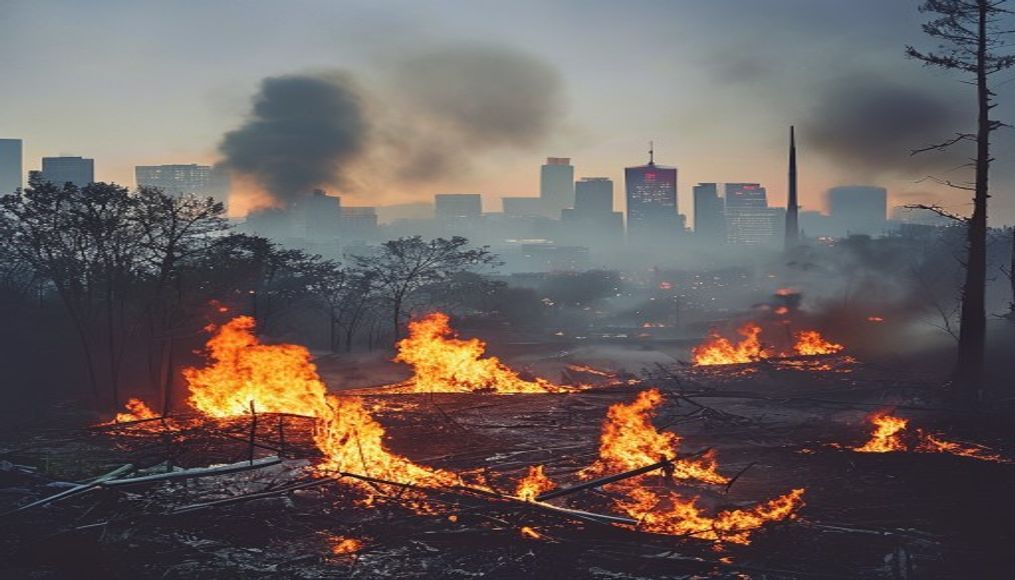 Wildfires in Northern Ontario bring world's worst air quality to Toronto — editorial image