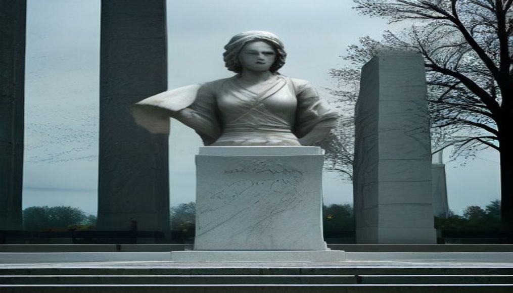 Woman charged over vandalism of Washington's World War Two memorial — editorial image