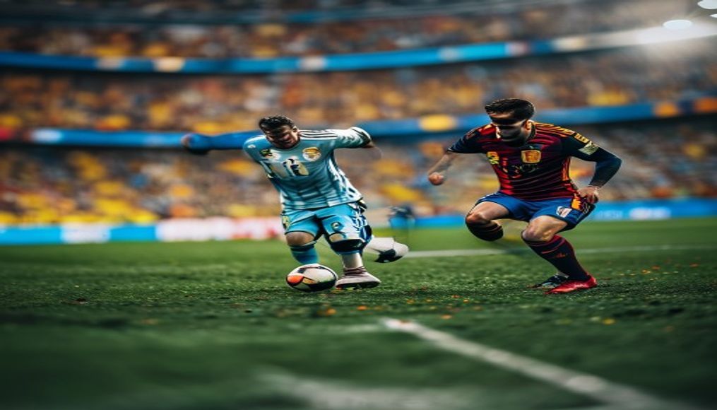 World Cup final between 10-man Argentina and Spain goes to extra time — editorial image