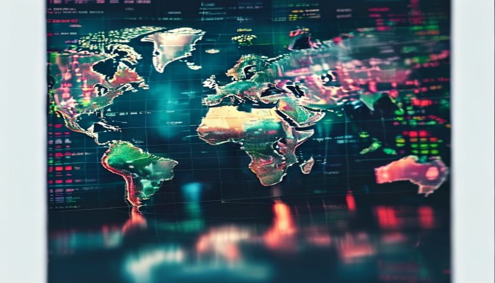 World stocks edge lower as tech selloff drags markets — editorial image