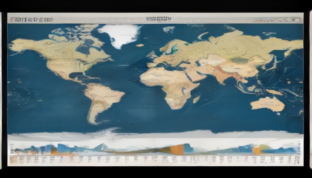 World Train Map – 1247 train routes around the world — editorial image