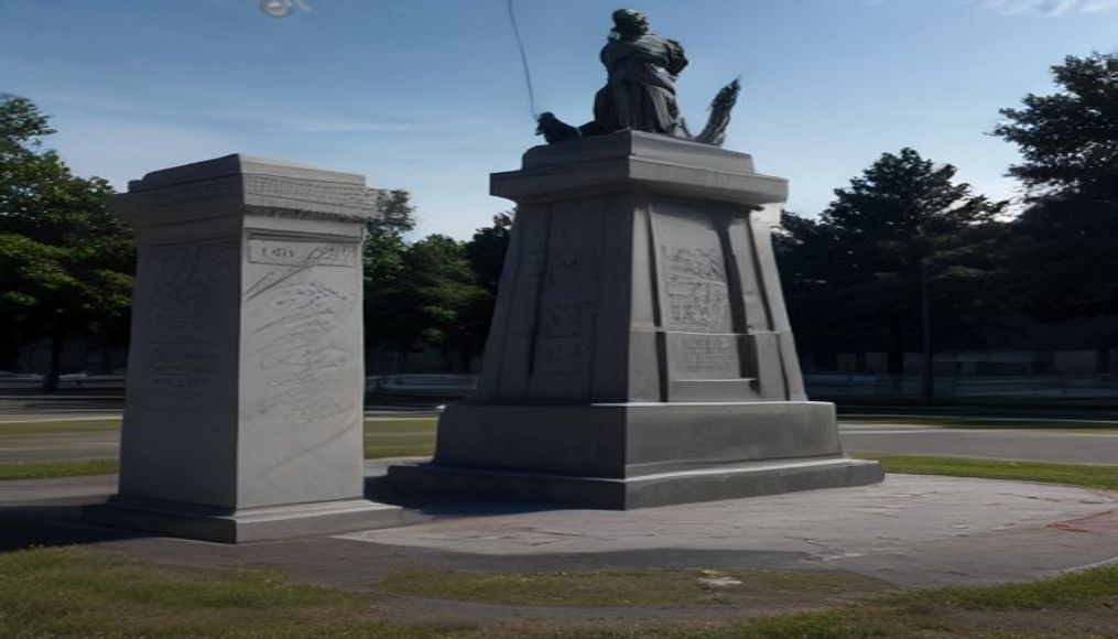 World War Two memorial in Washington vandalized with bubbles and graffiti — editorial image