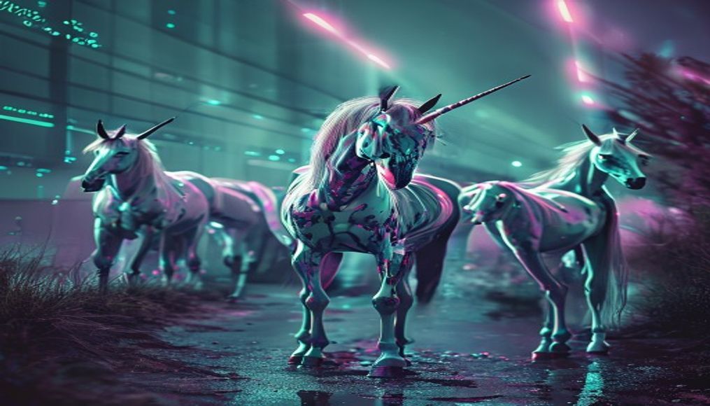Zombie unicorns are haunting Silicon Valley — editorial image